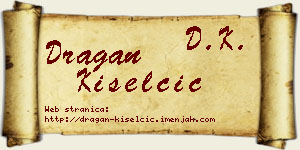 Dragan Kiselčić vizit kartica